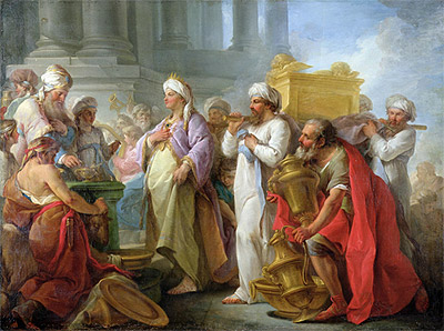 Solomon Before the Ark of the Covenant, 1747 | Blaise Le Sueur | Giclée Canvas Print
