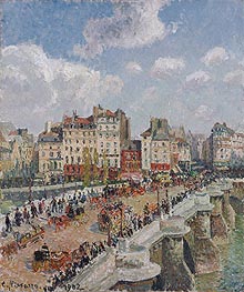 The Pont-Neuf, 1902 by Pissarro | Canvas Print