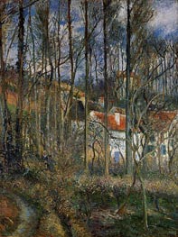 The Cote des Boeufs at L'Hermitage, near Pontoise | Pissarro | Painting Reproduction
