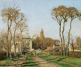 Pissarro | The Entrance to the Village of Voisins | Giclée Canvas Print
