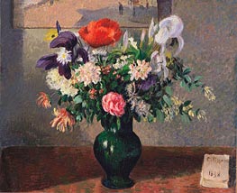 Bouquet of Flowers, 1898 von Pissarro | Leinwand Kunstdruck