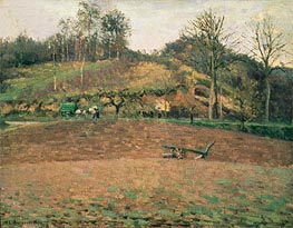 Ploughland | Pissarro | Gemälde Reproduktion