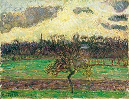The Meadows at Eragny, Apple Tree | Pissarro | Gemälde Reproduktion