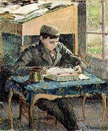 The Artist's Son, 1893 by Pissarro | Canvas Print