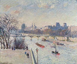 The Louvre | Pissarro | Painting Reproduction
