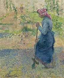 Paysanne Bechant, 1882 von Pissarro | Leinwand Kunstdruck