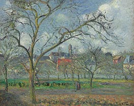 Verger a Saint-Ouen-l'Aumone en Hiver | Pissarro | Painting Reproduction