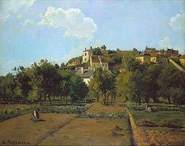 Pontoise, c.1867 von Pissarro | Leinwand Kunstdruck