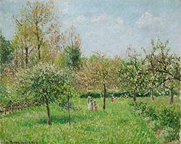 Frühling bei Éragny, 1900 von Pissarro | Leinwand Kunstdruck