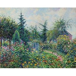 Garden and Henhouse at Octave Mirbeau, Les Damps - Pissarro