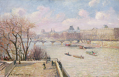 The Raised Terrace of the Pont-Neuf, 1902 | Pissarro | Giclée Canvas Print