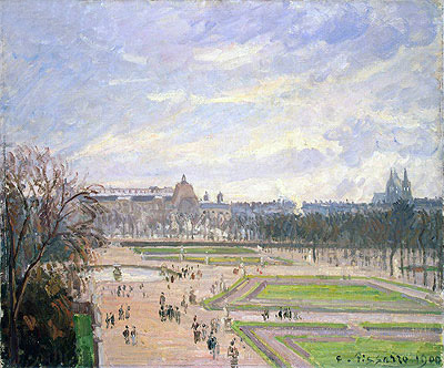 The Tuileries Gardens, 1900 | Pissarro | Giclée Leinwand Kunstdruck
