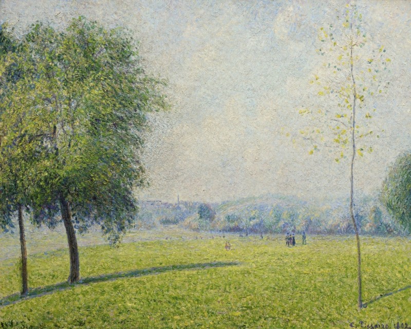 Primrose Hill, Regent's Park von Camille Jacob Pissarro, um 1892 - Kunstdruck auf Leinwand