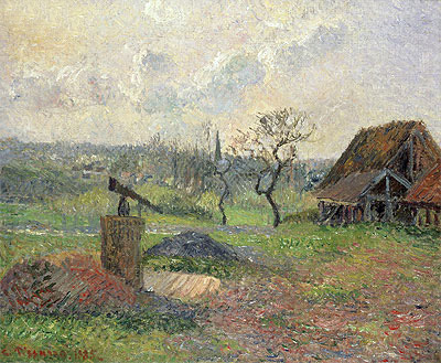 Brick Kiln at Eragny, 1885 | Pissarro