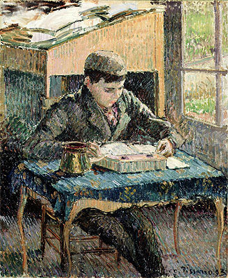 The Artist's Son, 1893 | Pissarro | Giclée Canvas Print