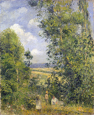 A Rest in the Meadow, 1878 | Pissarro | Giclée Leinwand Kunstdruck