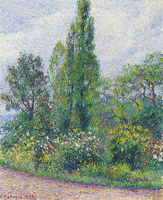 Le Jardin d'Octave Mirbeau a Damps, 1892 | Pissarro