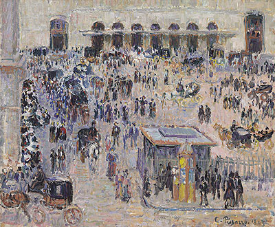 La Place du Havre et la Gare Saint-Lazare, 1893 | Pissarro