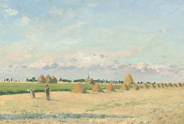 Landscape, Ile-de-France, 1873 | Pissarro | Giclée Canvas Print