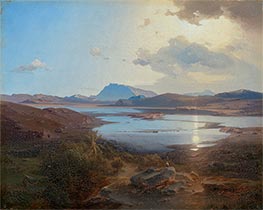Carl Rottmann | Lake Kopai, 1847 | Giclée Canvas Print