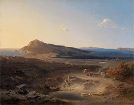 The Island of Delos | Carl Rottmann | Painting Reproduction