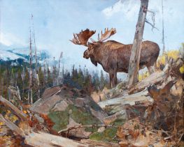 Alaskan Wilderness, 1924 by Carl Rungius | Giclée Canvas Print