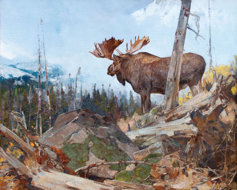 Alaskan Wilderness, 1924 | Carl Rungius | Giclée Canvas Print