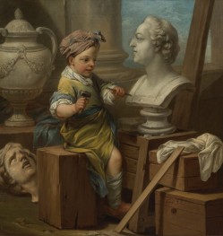 Sculpture, c.1752/53 by Charles-André van Loo | Canvas Print