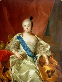 Portrait of Empress Elisabeth Petrovna, 1760 | Charles-André van Loo