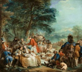 Hunting Picnic, 1737 | Charles-André van Loo