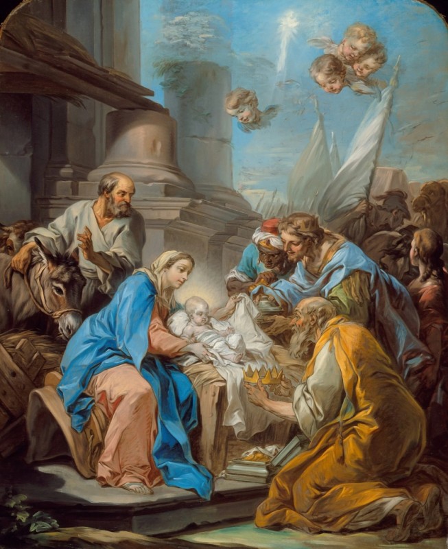 The Adoration of the Magi, 1760 | Charles-André van Loo | Giclée Canvas Print
