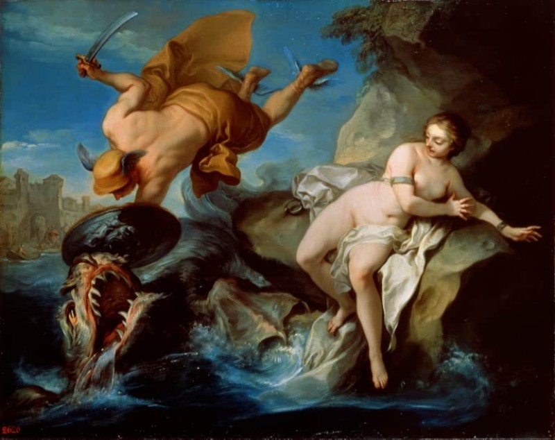 Perseus and Andromeda, 17th century | Charles-André van Loo | Giclée Canvas Print