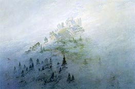 Morning Fog in the Mountains | Caspar David Friedrich | Giclée Canvas Print