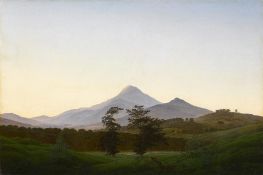 Bohemian Landscape | Caspar David Friedrich | Painting Reproduction