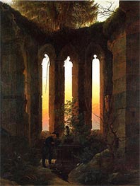 Caspar David Friedrich | Hutten's Tomb | Giclée Canvas Print