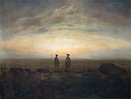 Caspar David Friedrich | Two Men by the Sea | Giclée Canvas Print