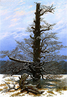 Oak Tree in Snow, c.1829 | Caspar David Friedrich | Giclée Canvas Print