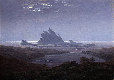Rocky Reef on the Sea Shore, c.1824 | Caspar David Friedrich