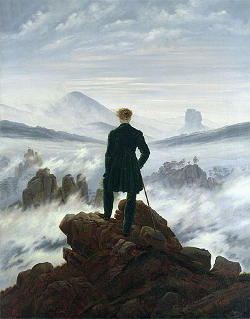 Caspar David Friedrich | The Wanderer Above a Sea of Mist, 1818 | Giclée Canvas Print
