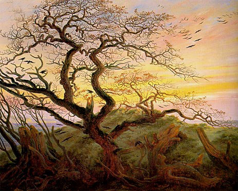 Caspar David Friedrich | The Tree of Crows, c.1822 | Giclée Canvas Print