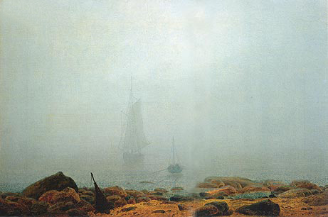 Mist, 1807 | Caspar David Friedrich | Giclée Leinwand Kunstdruck