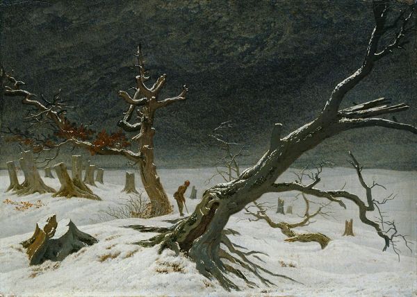 Winter Landscape, 1811 | Caspar David Friedrich | Giclée Leinwand Kunstdruck