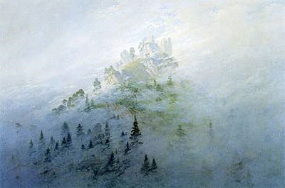 Morning Fog in the Mountains, 1808  | Caspar David Friedrich | Giclée Canvas Print