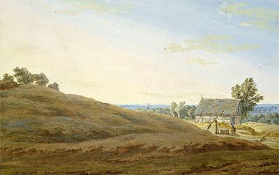 Hut with a Well on the Rugen, n.d. | Caspar David Friedrich