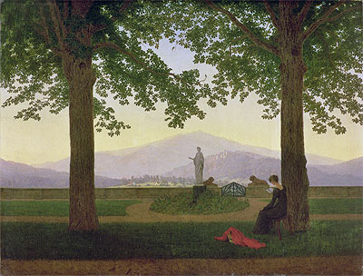 Caspar David Friedrich | Garden Terrace, 1811 | Giclée Canvas Print