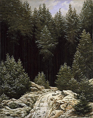 Early Snow, c.1828 | Caspar David Friedrich | Giclée Canvas Print