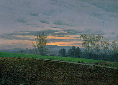 Ploughed Field, c.1830 | Caspar David Friedrich | Giclée Leinwand Kunstdruck