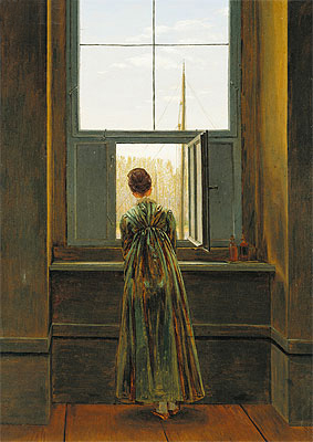 Woman at a Window, 1822 | Caspar David Friedrich | Giclée Canvas Print