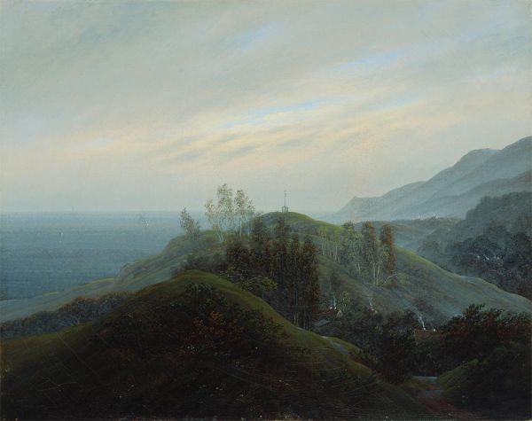 View of the Baltic, c.1820/25 | Caspar David Friedrich | Giclée Leinwand Kunstdruck