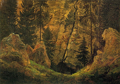 Rocky Valley (The Tomb of Arminius), c.1813/14 | Caspar David Friedrich | Giclée Canvas Print